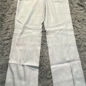 LOFT‎ Blue White Houndstooth Wide Leg Pants